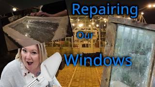 Renovating Our 250-Year-Old Rock Cottage Sash window repair Part 1