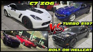 MEXICO ACTION !!!!! C7Z06 BOLT ONS VS BOLT ON HELLCAT, TURBO S197, SUPERCHARGED INFINITI & MORE