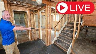 LIVE Renovation | Removing Subfloor & Walls