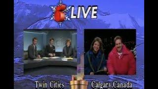 KSTP-TV Eyewitness News Update February 19, 1988 Live from Calgary
