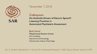 Do Androids Dream of Electric Speech? Listening Practices in Automated Psychiatric Assessment