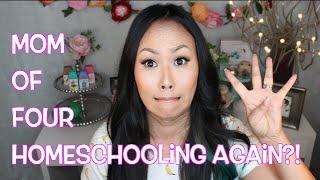 HOMESCHOOLING AGAIN?! | MOM OF FOUR | ALITTLEABOUTALOT