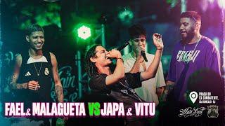 MALAGUETA & FAEL VS VITU & JAPA (HARDDDD) 2 FASE | Batalha do Tanque | RJ