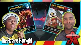 The Flash vs Hawkgirl - DC Deck-Building Game: Injustice playthrough