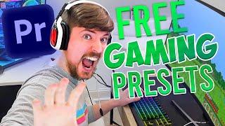 FREE GAMING PRESETS (That Are Actually Useful) - Premiere Pro