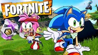 Sonic & Amy Play FORTNITE!! 