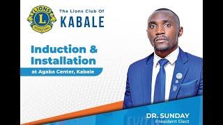 Installation ceremony of Lion Dr. Sunday Javilla | Lions Club of kabale