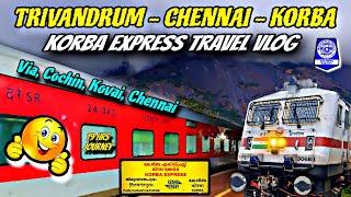  Kochuveli - Korba Express Travel !!! Trivandrum to Chennai 19 Hrs Journey !!! Semma Demand Vandi