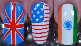 Creative World Flags Made by True Geniuses nails