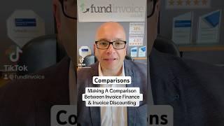 Making a comparison between invoice finance and invoice discounting #finance #fundinvoice ￼