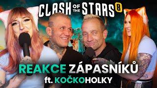 REAKCE ZÁPASNÍKŮ feat. KOČKOHOLKY #clash8