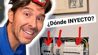 Dónde INYECTO en el CUADRO ELÉCTRICO la energía de los PANELES SOLARES (Diferencial QUEMADO)