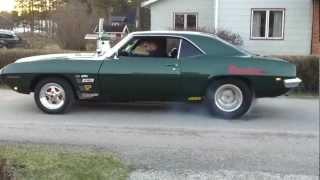 1969 Pontiac Firebird burnout