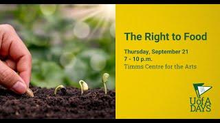 VLHR 2023: The Right to Food