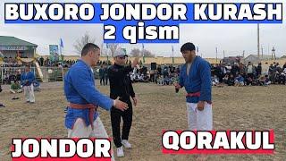 BUXORO JONDOR KATTA KURASH 19.03.2024. 1 TAVAX NURBEK POLVON OLDI.