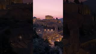 What else, but to admire to Acropolis in sunset!! #islandhopping #history #sunset #shorts