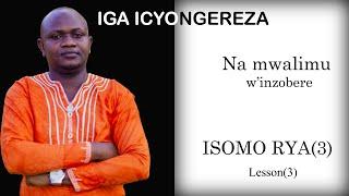 Eng 3. Kwiga Kuvuga vuba Icyongereza mu minota 10||Learn how to Speak English Quickly in 10 min