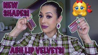 NEW SHADES! Anastasia Beverly Hills Lip Velvets & LIP SWATCHES
