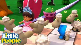 Little People | Dancing with the Sheep | Educational Cartoons | Little People Fisher Price