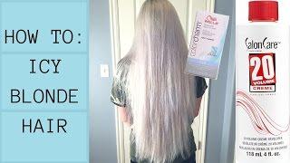 How I Get ICY BLONDE Hair AT HOME (SUPER CRINGEY TBH)