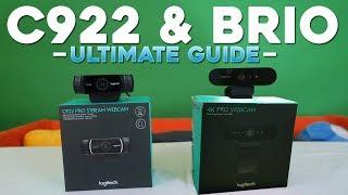 Logitech C922 & BRIO Ultimate Guide (Setup, Quality, Green Screen, Lighting, & Troubleshooting)