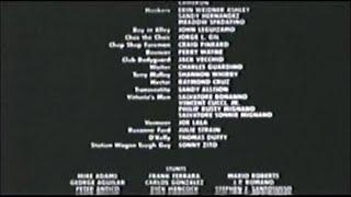 Out For Justice (1991) End Credits (Telefutura 2009)