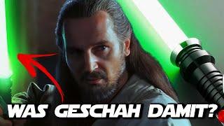 Was geschah mit Qui Gon's Lichtschwert nach seinem Tod?