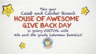 Caleb and Calder Sloan's Awesome Foundation 2020 Virtual Giveback Day