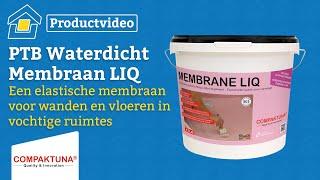 Compaktuna PTB Waterdicht Membraan voor wanden en vloeren in vochtige ruimtes.