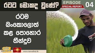 රටම බංකොලොත් කළ පොහොර තීන්දුව! | Ratata Mokada Une #organicfertilizer #SpecialReport