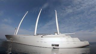 Worlds Largest Sailing Yacht Owned by Russian Oligarch Seized in Italy