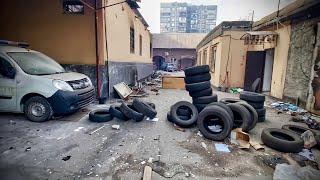 Ещё один разгромленный полицейский участок Мариуполя