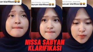 Nissa sabyan Minta maaf Klarifikasi