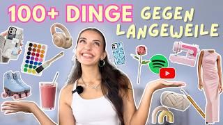 100+ IDEEN gegen LANGEWEILE zuhause | diy ideen tipps zuhause sofort | bucket list