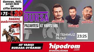 15 Temmuz Pazartesi // Bursa At Yarışı Tahminleri // Özgür Beşir-Gökhan Şeker-Şahber Alan