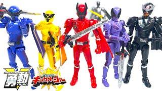 Super Sentai KingOhger Yu-Do "unboxing" Power Rangers Figure Japanese candy toys