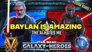 Baylan Is Great on Offense! The AI Hates Me - Kyber 1 Grand Arena | SWGOH