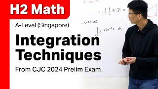 Integration Techniques | Singapore A-Level/Junior College (JC) H2 Math | Math Tuition