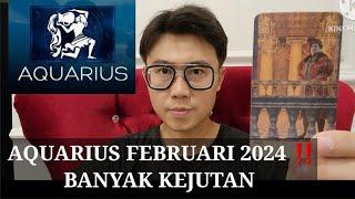 RAMALAN AQUARIUS FEBRUARI 2024 ‼️ ADA KEJUTAN YANG MEMBUAT MU MENANGIS.. KEUANGAN ASMARA KARIR..