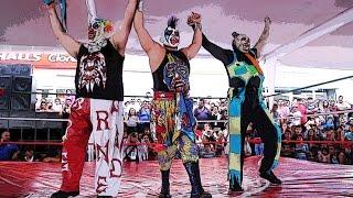 Los Psycho Circus vs Joe Líder, el Texano Jr y Chessman.