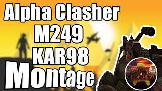 Alpha Clasher M249 & Kar98 Pubg Montage Hydra Clan Gunhawk Gamer 