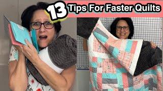 Quilt Faster ~ Quilt Smarter ~ Best Quilt Tips For Fast Quilting ️