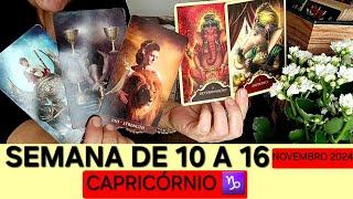 CAPRICÓRNIO ️ SEMANA DE 10 A 16 DE NOVEMBRO DE 2024⭐️ 2 acontecimentos para a semana #tarot