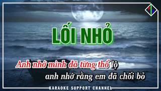 KARAOKE ║ LỐI NHỎ   ĐEN║ BEAT W Hook Phương Anh Đào