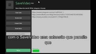 SaveVideo - Baixe Vídeos Do TikTok, Instagram E YouTube