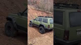 Jeep cherokee xj om606 #mercedes #offroad #nature