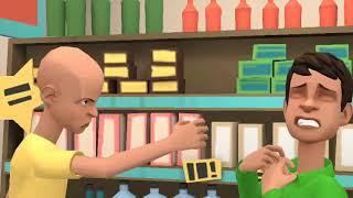 Caillou Misbehaves at GameStop