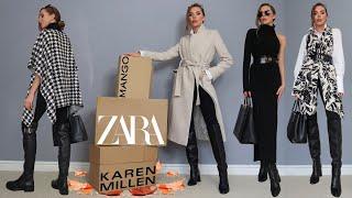 AUTUMN TRANSITIONAL HAUL & TRY ON 2022 // Zara, Mango, & Other Stories, Karen Millen