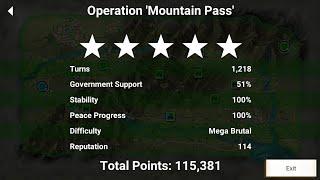 [Rebel Inc] Mountain Pass, General, MEGA-BRUTAL