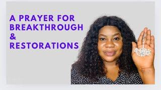 A PRAYER FOR BREAKTHROUGH  & Restrictions | HOUR OF DIVINE MERCY PRAYER